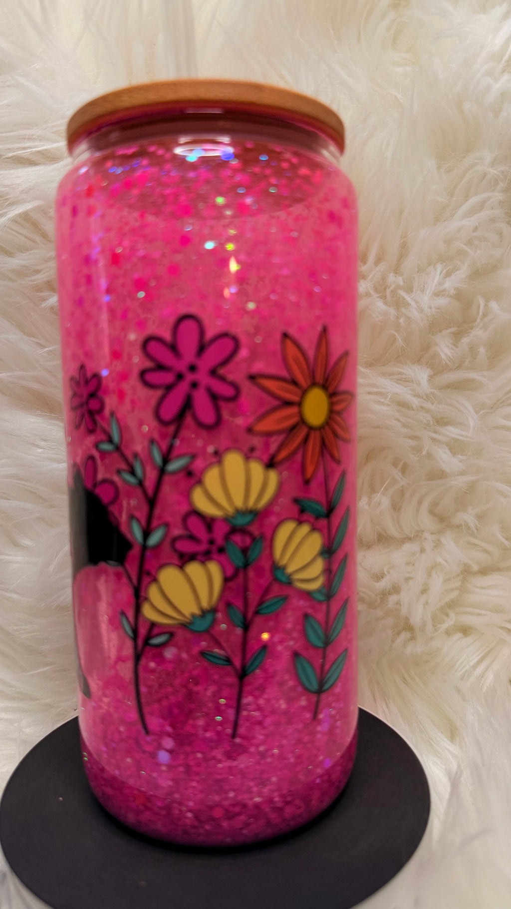 Mama Bear Custom Glass Cup