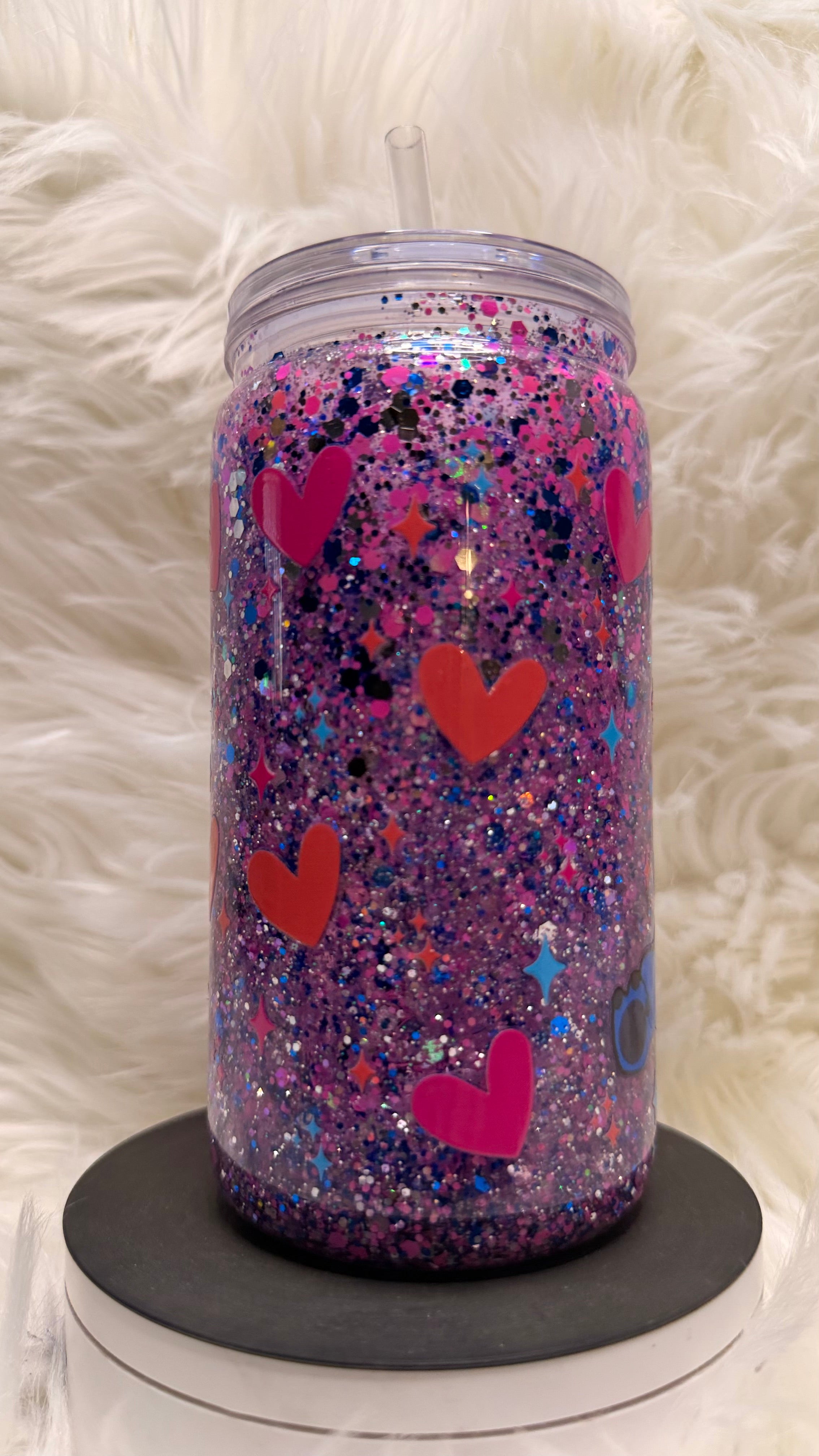 Stitch Blue/Pink Custom Cup