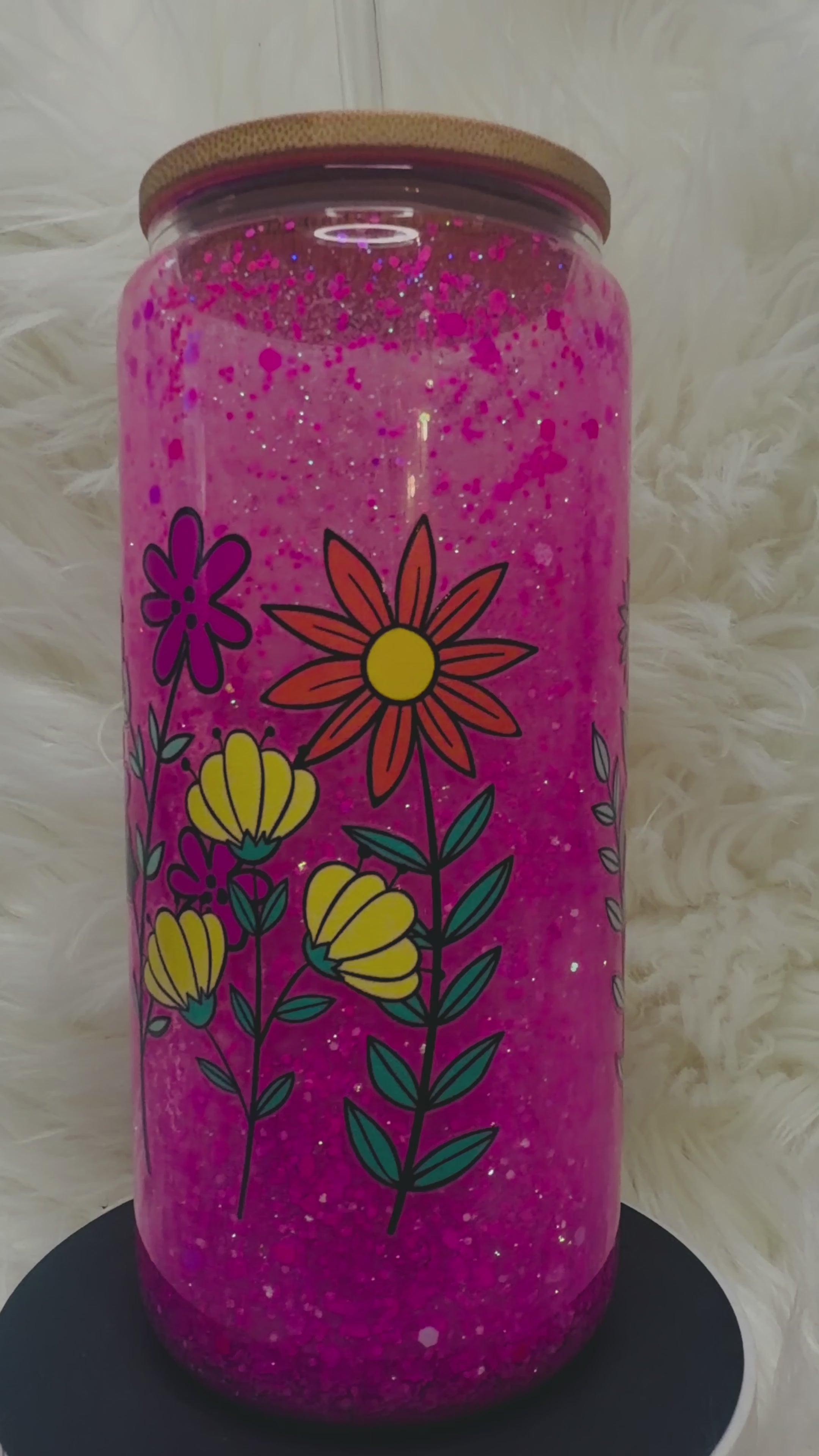 Mama Bear Custom Glass Cup