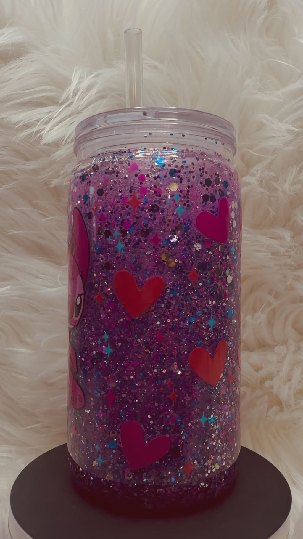 Stitch Blue/Pink Custom Cup